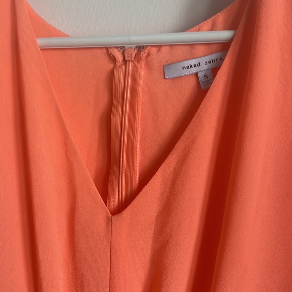 Coral orange romper - Picture 2 of 4